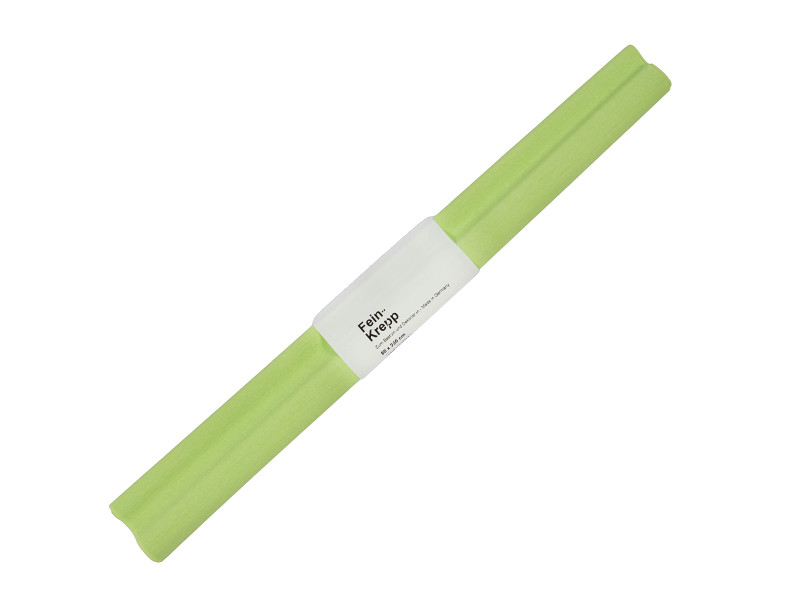 folia Papier crépon, (l)500 mm x (L)2,5 m, vert-blanc