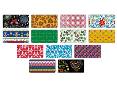 folia Carton à motif 'Folklore', 500 x 700 mm, 270 g/m2