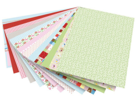 folia Carton à motif 'série été', 500 x 700 mm, 270 g/m2