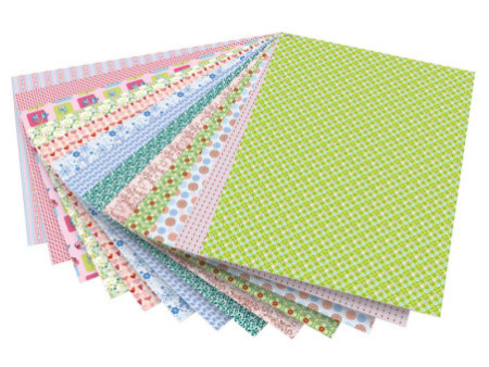 folia Carton à motif 'romantique', 500 x 700 mm, 270 g/m2