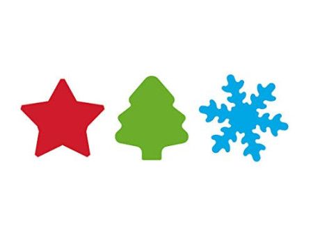 folia Set de perforateurs de motifs de Noel, petit, set 1