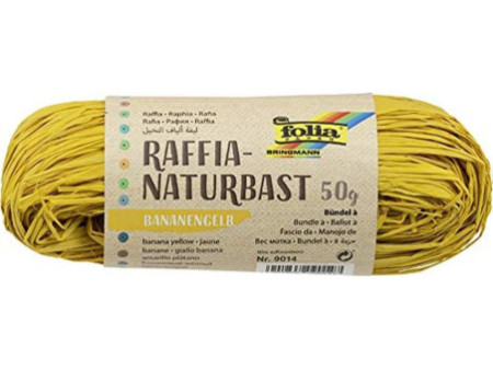 folia Raphia naturel, 50 g, éosine