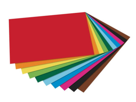 folia Bloc de papier de couleur, A3, 130 g/m2, 10 feuilles