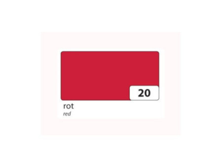 folia Papier transparent, (l)505 x (L)700 mm, rouge