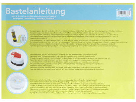folia Papier transparent, 200 x 300 mm, 10 feuilles