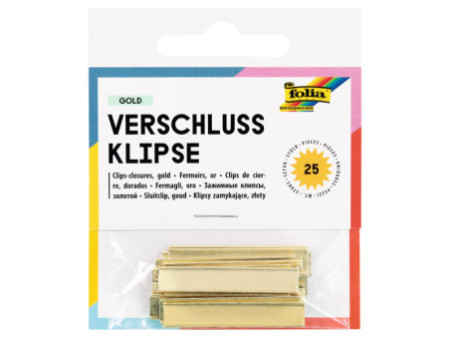 folia Attache de fermeture de sachet, longueur: env. 30 mm