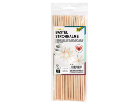 folia Paille naturelle de bricolage, longueur: 220 mm