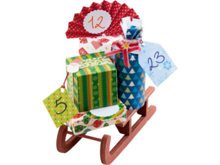 folia Bloc de papier avec motif 'Noël III', 240 x 340 mm
