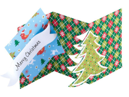 folia Bloc de papier avec motif 'Noël III', 240 x 340 mm