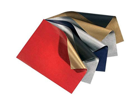 folia Papier cadeau de Noel 'Bicolor', argent/noir