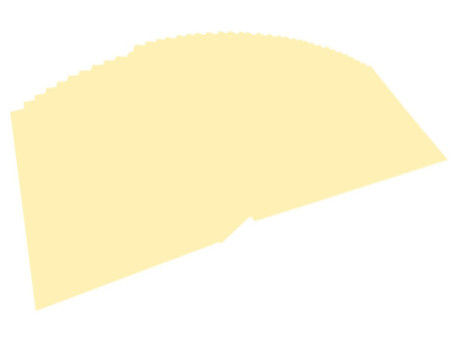 folia Carton de bricolage, A4, 300 g/m2, jaune paille