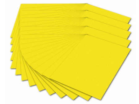 folia Carton de bricolage, A4, 300 g/m2, jaune banane