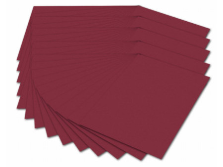 folia Carton de bricolage, A4, 300 g/m2, rouge foncé