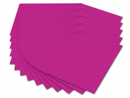folia Carton de bricolage, A4, 300 g/m2, rose vif