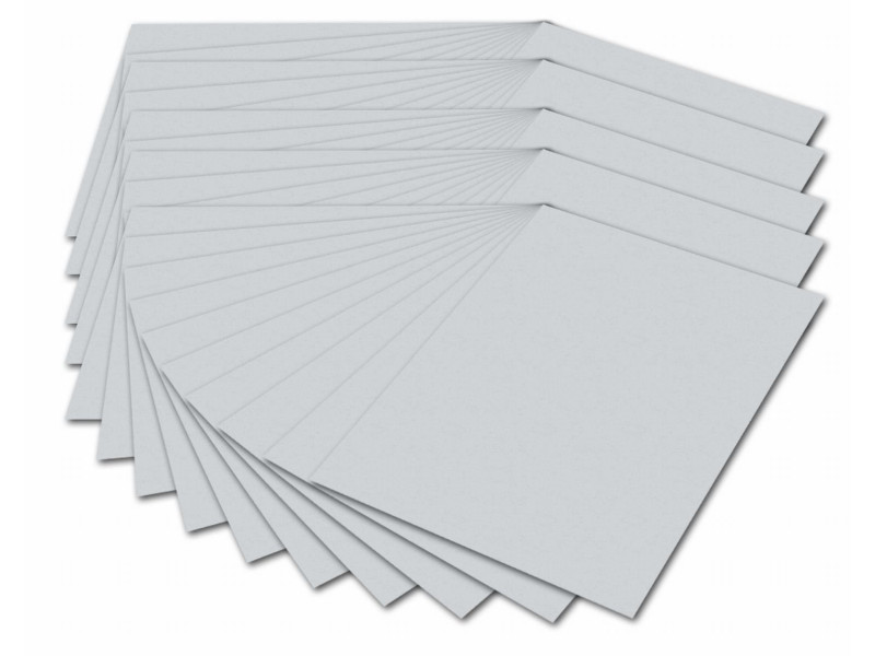 folia Carton de bricolage, A4, 300 g/m2, gris clair