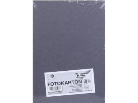 folia Carton de bricolage, A4, 300 g/m2, anthracite
