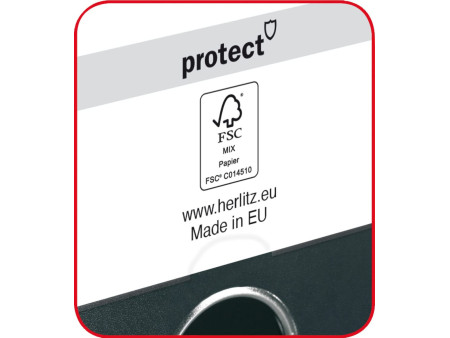 herlitz Classeur maX.file protect, largeur de dos: 80 mm