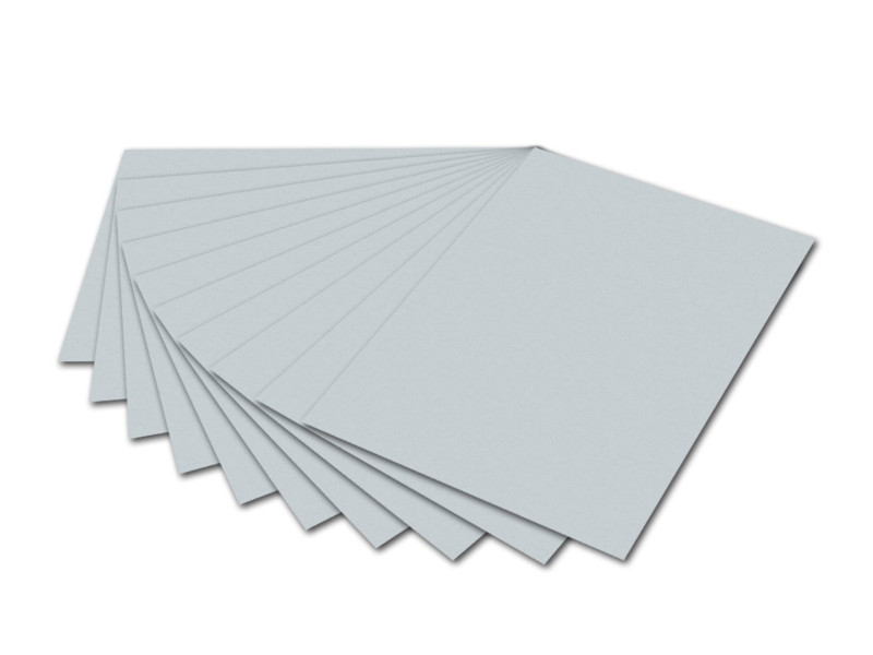 folia Papier de couleur, A4, 130 g/m2, gris clair