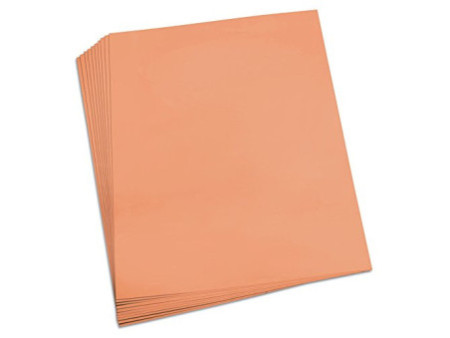 folia Papier de couleur, (L)500 x (H)700 mm, saumon