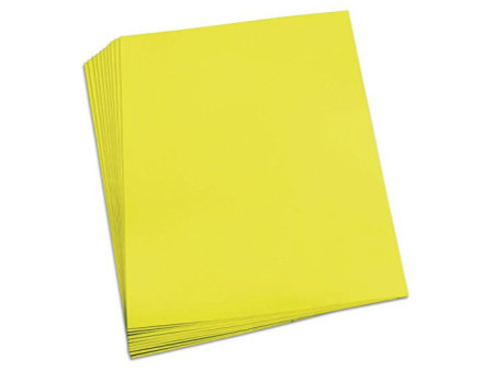 folia Papier de couleur, (L)500 x (H)700 mm, limon