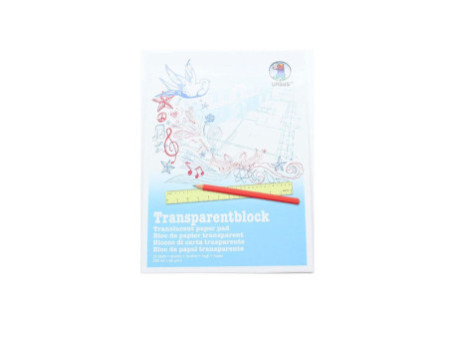 folia Bloc de papier transparent, A4, 80 g/m2, 25 feuilles
