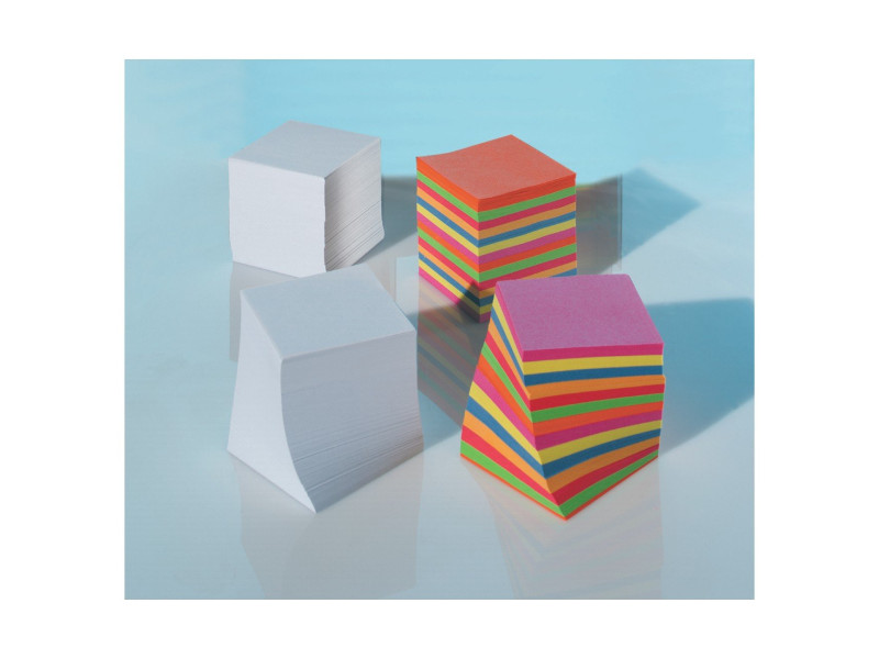 folia Bloc cube, 90 x 90 mm, 700 feuilles, blanc