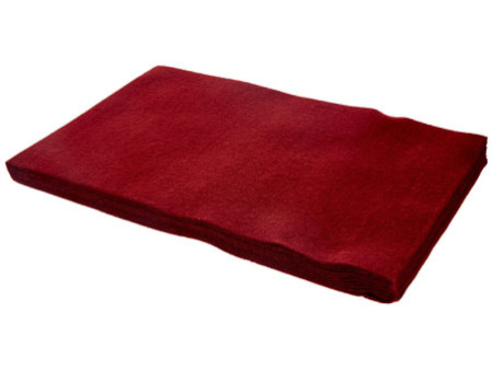 folia Feutrine de bricolage, (L)200 x (H)300 mm, rouge foncé