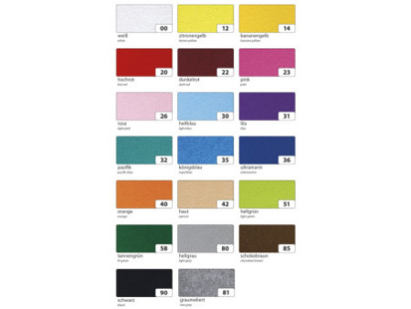 folia Feutrine de bricolage, (L)200 x (H)300 mm, grisonnant