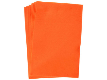 folia Feutrine de bricolage, (L)200 x (H)300 mm, orange