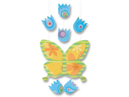 folia Bloc de papier design 'Fleurs', 305 x 305 mm
