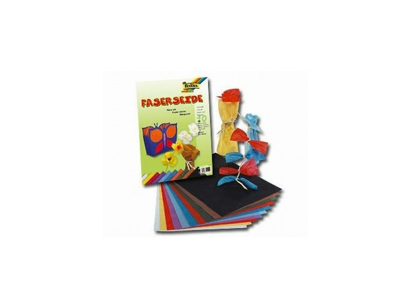 folia Soie de paille, (L)470 x (H)640 mm, rouge pur