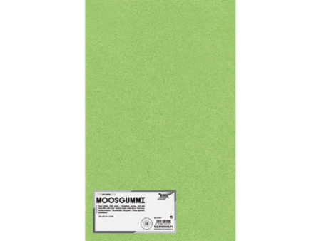 folia Caoutchouc mousse (L)200 x (H)290 mm, vert clair