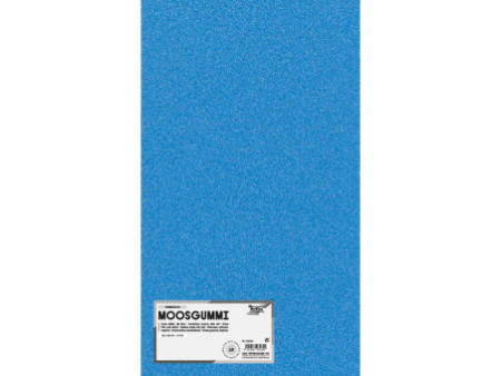 folia Caoutchouc mousse (L)200 x (H)290 mm, bleu ciel
