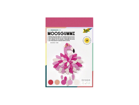 folia Mousse éponge, (L)200 x (H)290 mm, assortiment vert