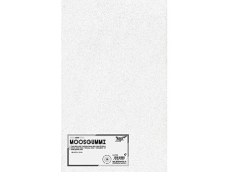 folia Caoutchouc mousse (L)200 x (H)290 mm, blanc