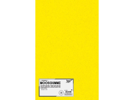 folia Caoutchouc mousse (L)200 x (H)290 mm, jaune citron