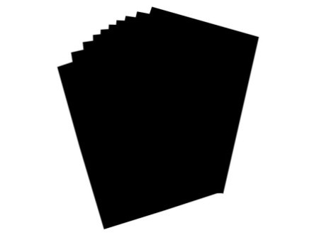 folia Carton pour affiches, (L)480 x (H)680 mm, noir