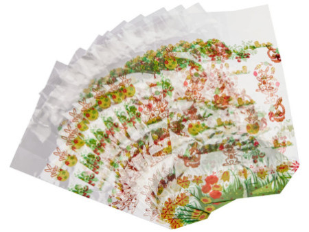 folia Sachet en cellophane avec impressions de Pâques