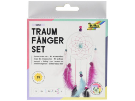 folia Kit attrape-rêves 'GIRLY', 35 pièces