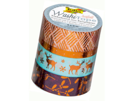 folia Rubans autocollants Noël Washi-Tape HOTFOIL CUIVRE II