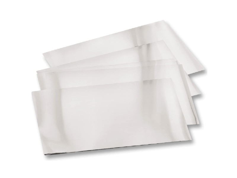 folia Métal à repousser, 185 x 290 mm, 30 feuilles, argent