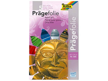 folia Pochette de métal à repousser, 185 x 290 mm, assorti
