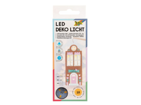 folia Lumière décorative LED, 10 pièces, 20 piles incluses