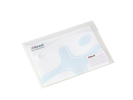 Rexel Pochette à documents Xtra Folder A4, blanc translucide