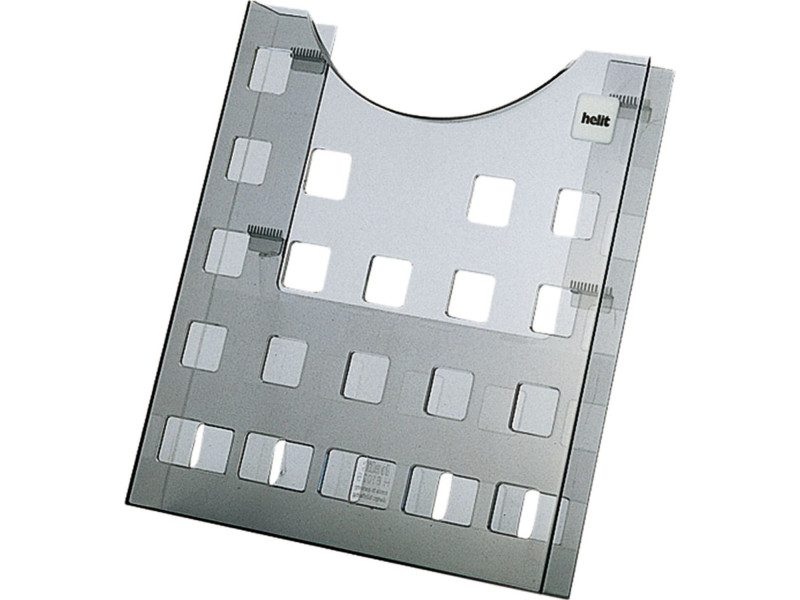 helit Porte-brochures 'the grid', A4, gris-transparent