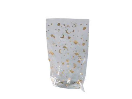 folia Sachet en cellophane pour Noël, 95 x 160 mm