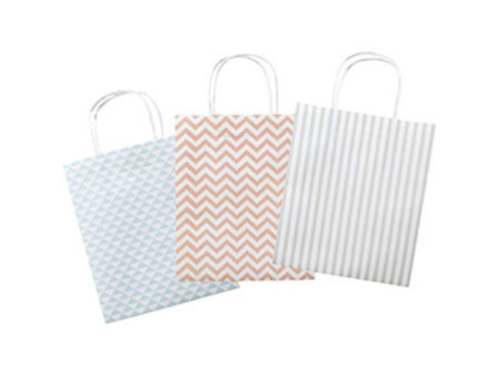 folia Sacs en papier BASIC, papier kraft, 120 x 55 x 150 mm