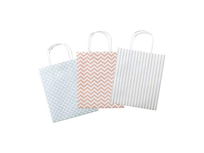 folia Sacs en papier BASIC, papier kraft, 120 x 55 x 150 mm