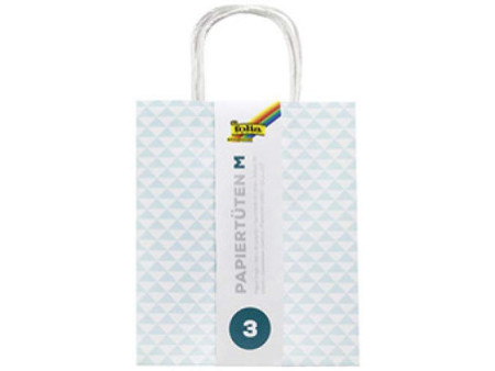 folia Sacs en papier BASIC, papier kraft, 120 x 55 x 150 mm