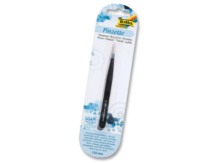 folia Pincette, pointu, longueur: 135 mm, violet / inox